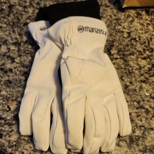 Manzella Get Intense TouchTip Women's Gloves White & Black Small